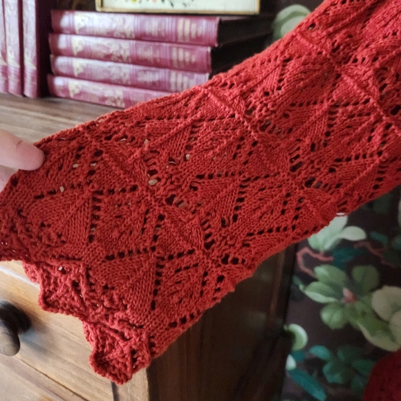 JEANNE PIERRE 100% Cotton Knit Pullover Sweater Size Medium - Picture 3 of 10